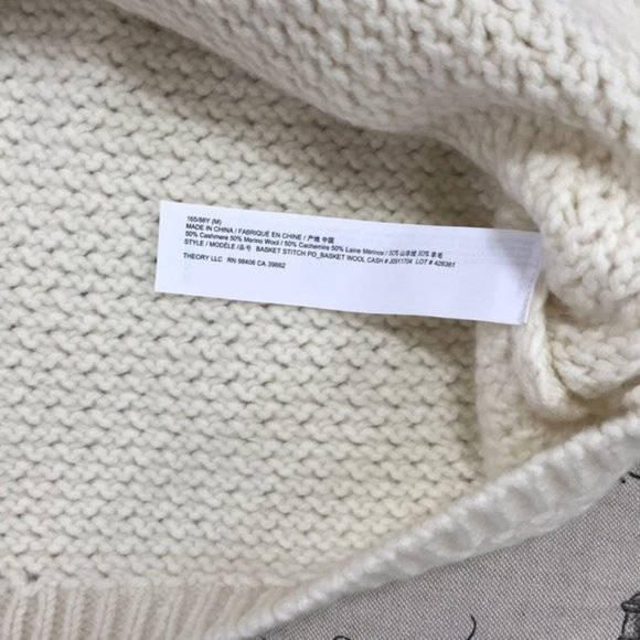 Theory Basket Stitch Funnelneck Sweater - Picture 6 of 7